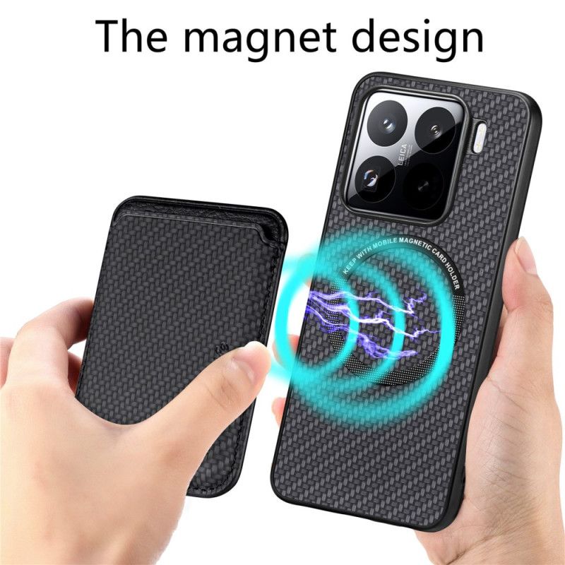 Cover Xiaomi 15 Telefon Etui Aftagelig Kortholder
