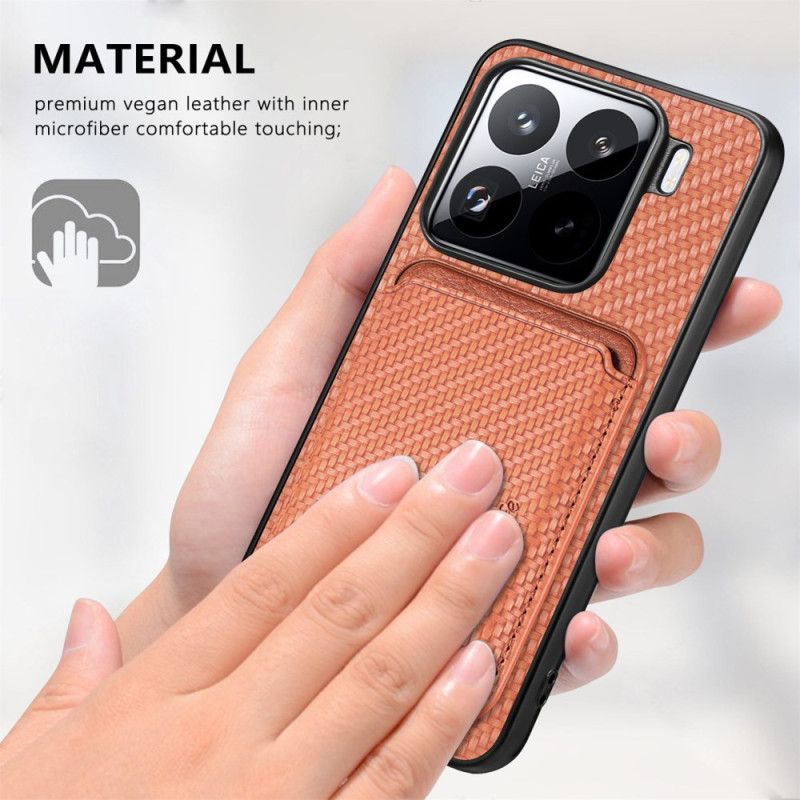 Cover Xiaomi 15 Telefon Etui Aftagelig Kortholder