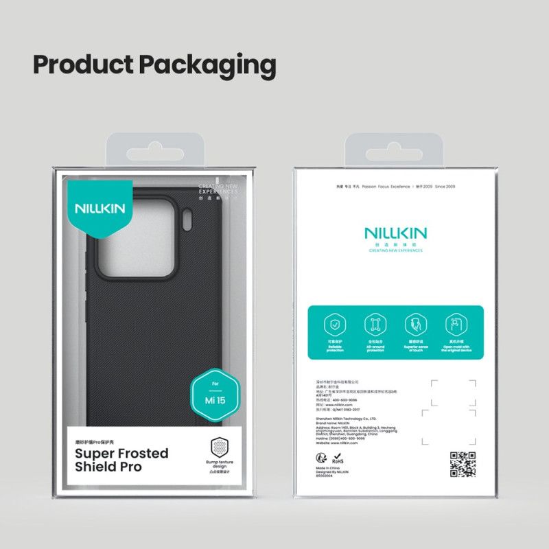 Cover Xiaomi 15 Telefon Etui Frosted Shield Pro Nillkin