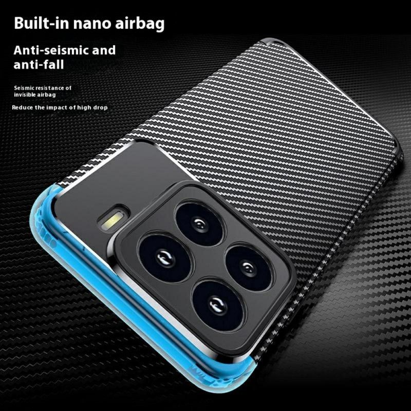 Cover Xiaomi 15 Telefon Etui Kulfibertekstur Og Varmeafledning