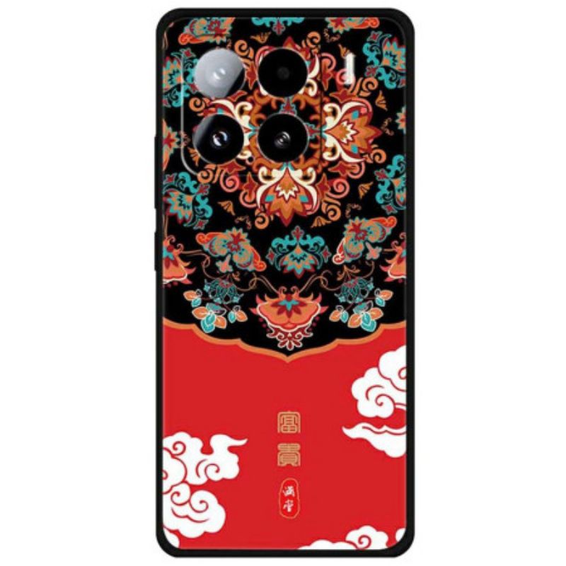 Cover Xiaomi 15 Telefon Etui Rød Rigdom