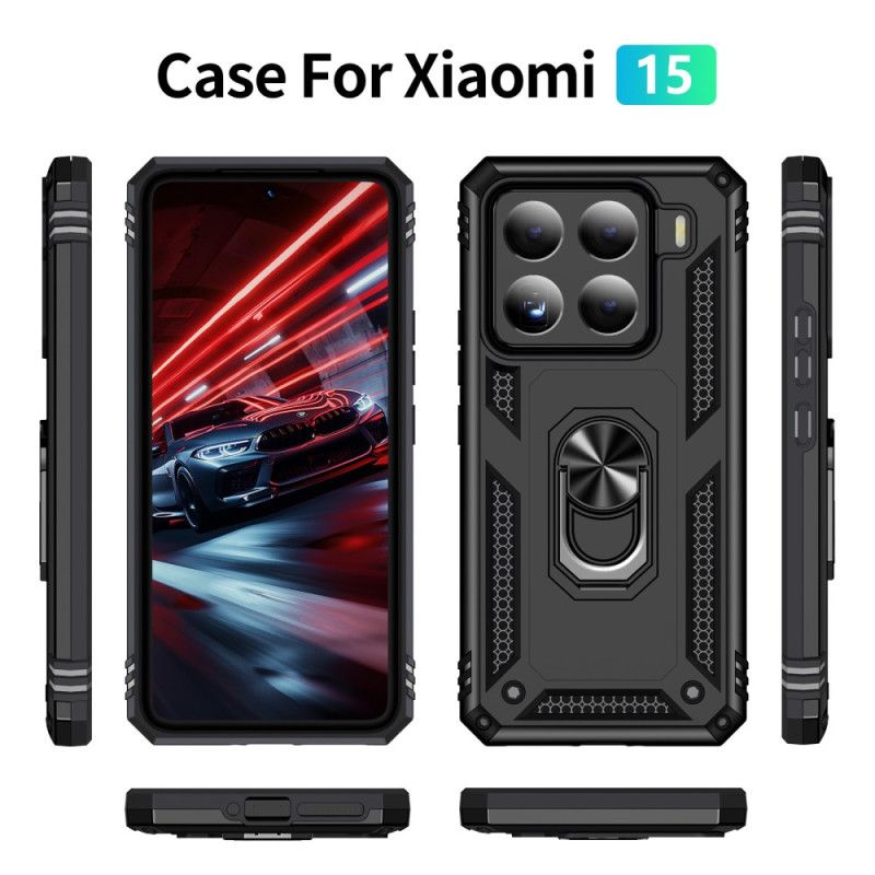Cover Xiaomi 15 Telefon Etui Ultraholdbart Roterende Stativ