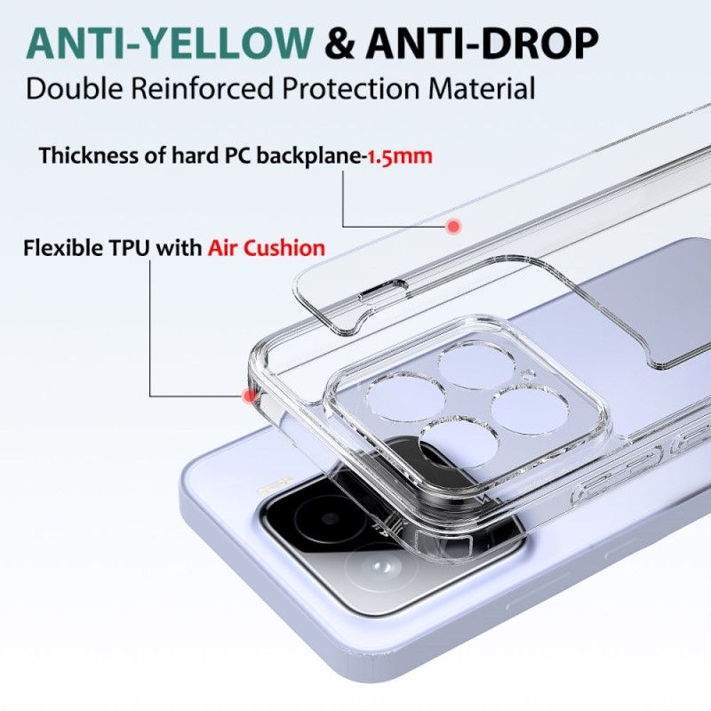 Cover Xiaomi 15 Transparent Stødsikker Beskyttelse