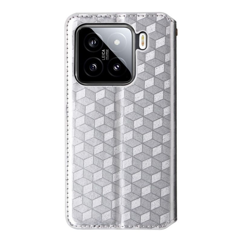 Flip Cover Til Xiaomi 15 3d-diamanter