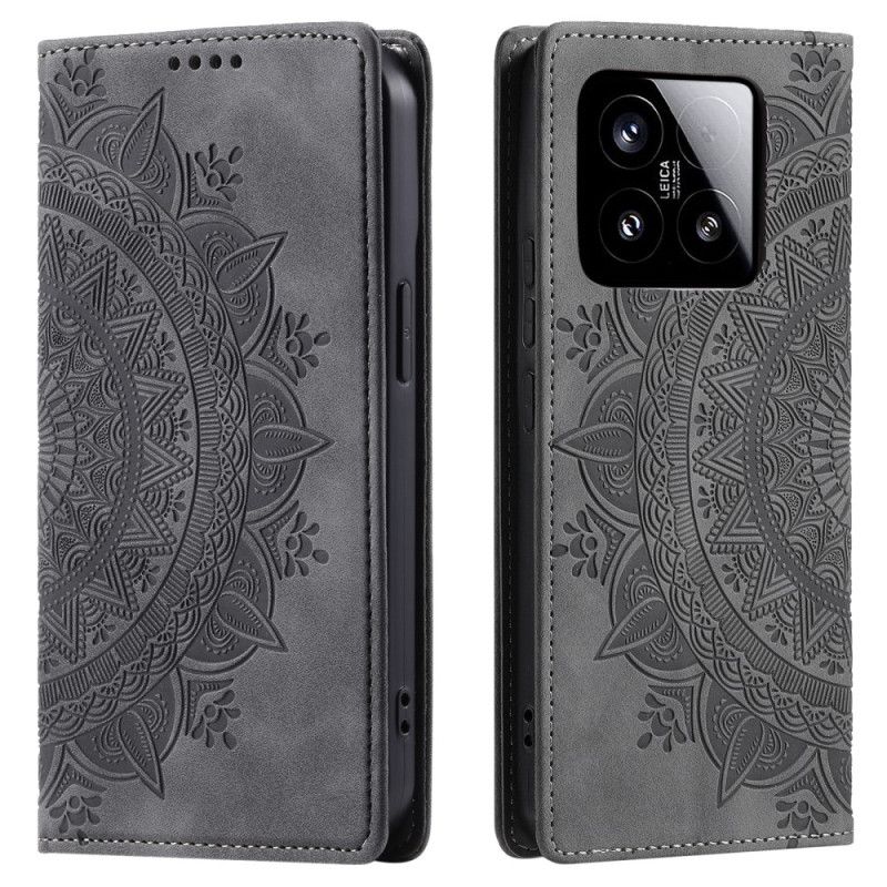 Flip Cover Til Xiaomi 15 Mandala Ruskindseffekt