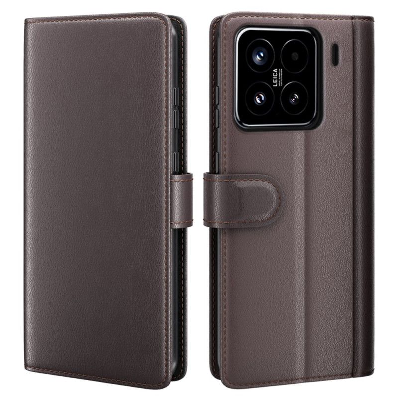 Flip Cover Xiaomi 15 Ægte Læder