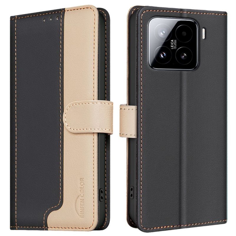 Flip Cover Xiaomi 15 Binfen Color Tofarvet