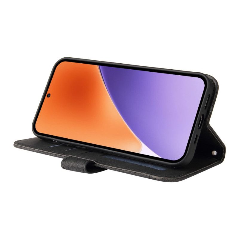 Flip Cover Xiaomi 15 Dekorativ Nitte Og Rem