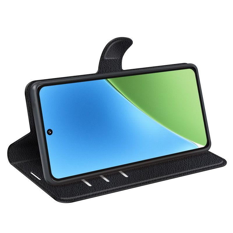 Flip Cover Xiaomi 15 Litchi Kunstlæder Klassisk