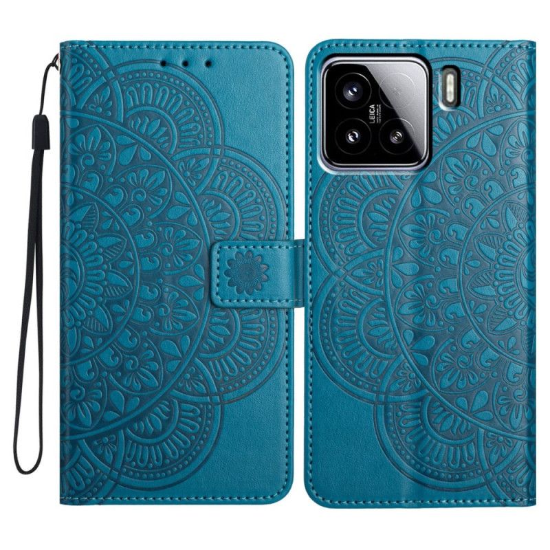 Flip Cover Xiaomi 15 Mandala Mønster