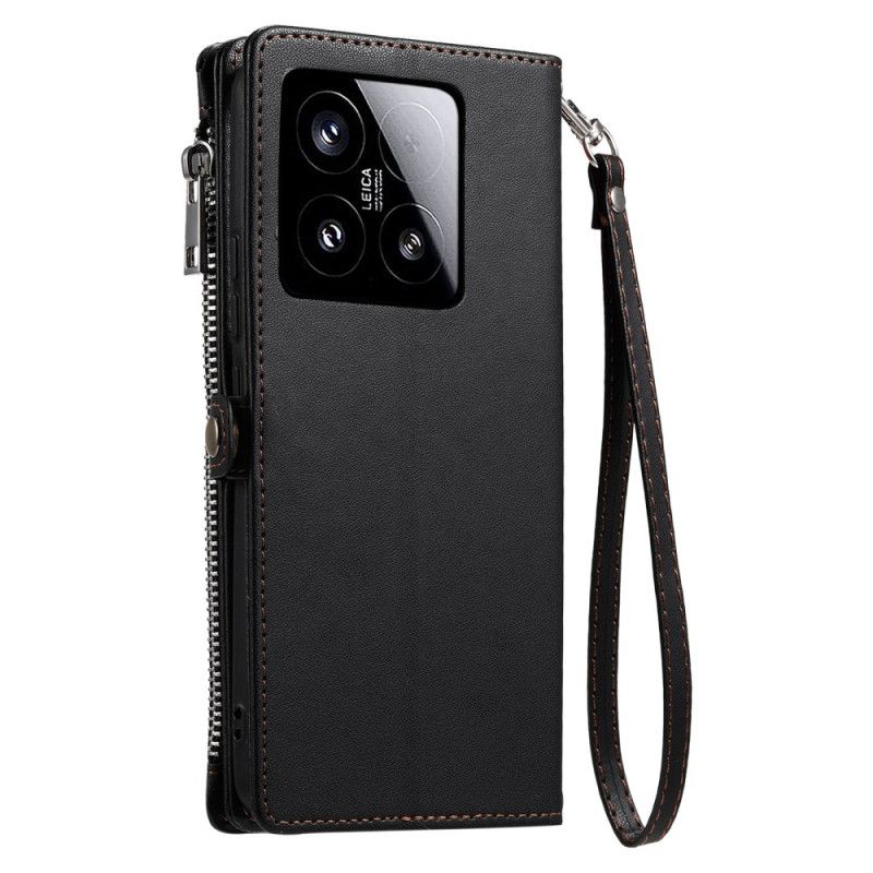 Flip Cover Xiaomi 15 Møntpung Og 8 Kortrum