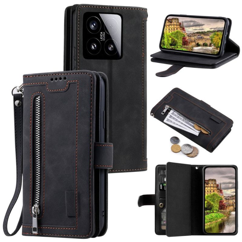 Flip Cover Xiaomi 15 Pung Med Lynlås