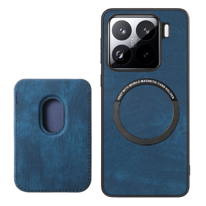 Flip Cover Xiaomi 15 Retro Med Aftagelig Kortholder