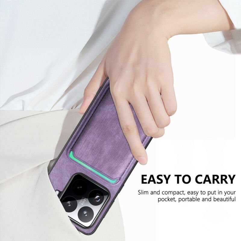 Flip Cover Xiaomi 15 Retro Med Aftagelig Kortholder