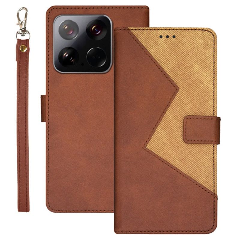 Flip Cover Xiaomi 15 Tofarvet Idewei