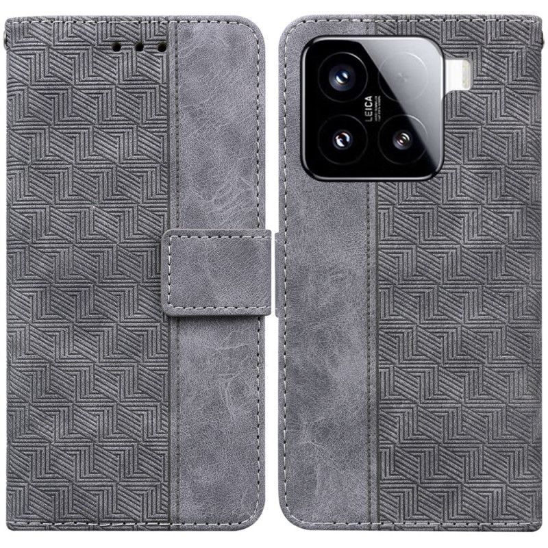 Flip Cover Xiaomi 15 Vævet Design