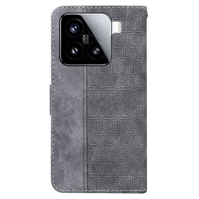 Flip Cover Xiaomi 15 Vævet Design