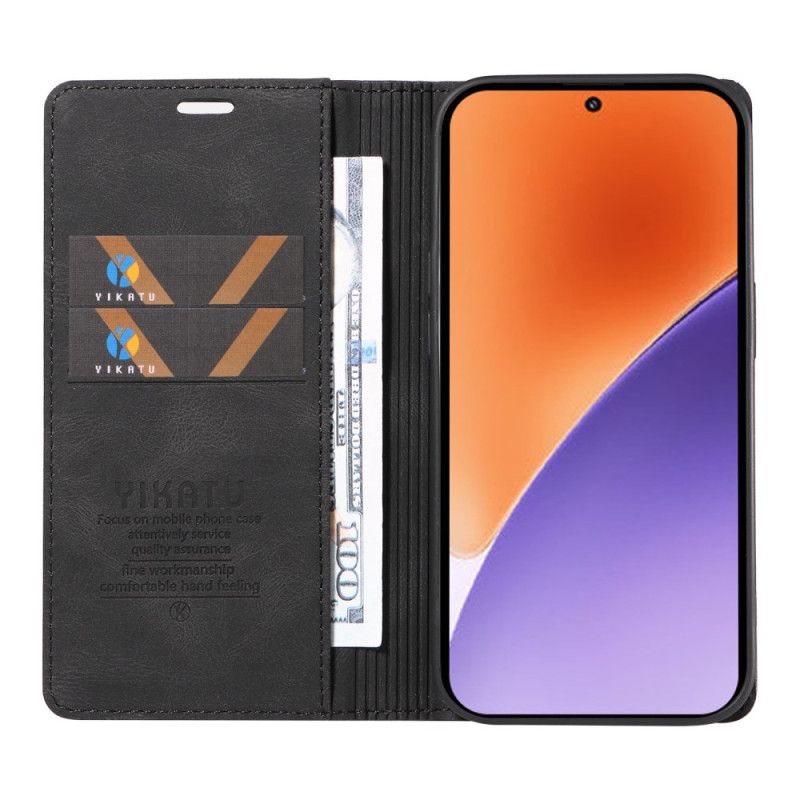 Flip Cover Xiaomi 15 Yikatu Ruskindseffekt