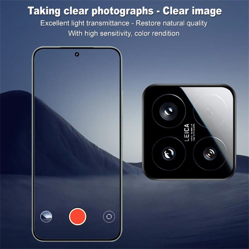 Hærdet Glaslinsebeskytter Til Xiaomi 15-ramme Selvpositionerende