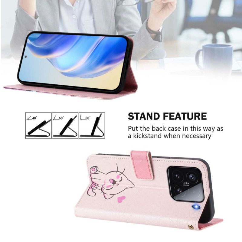 Læder Cover Xiaomi 15 Killingmotiv