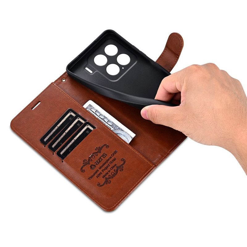 Læder Cover Xiaomi 15 Telefon Etui Azns