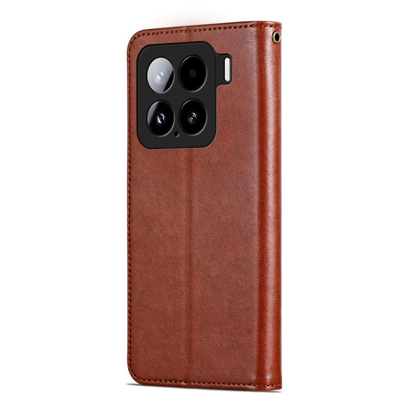 Læder Cover Xiaomi 15 Telefon Etui Azns