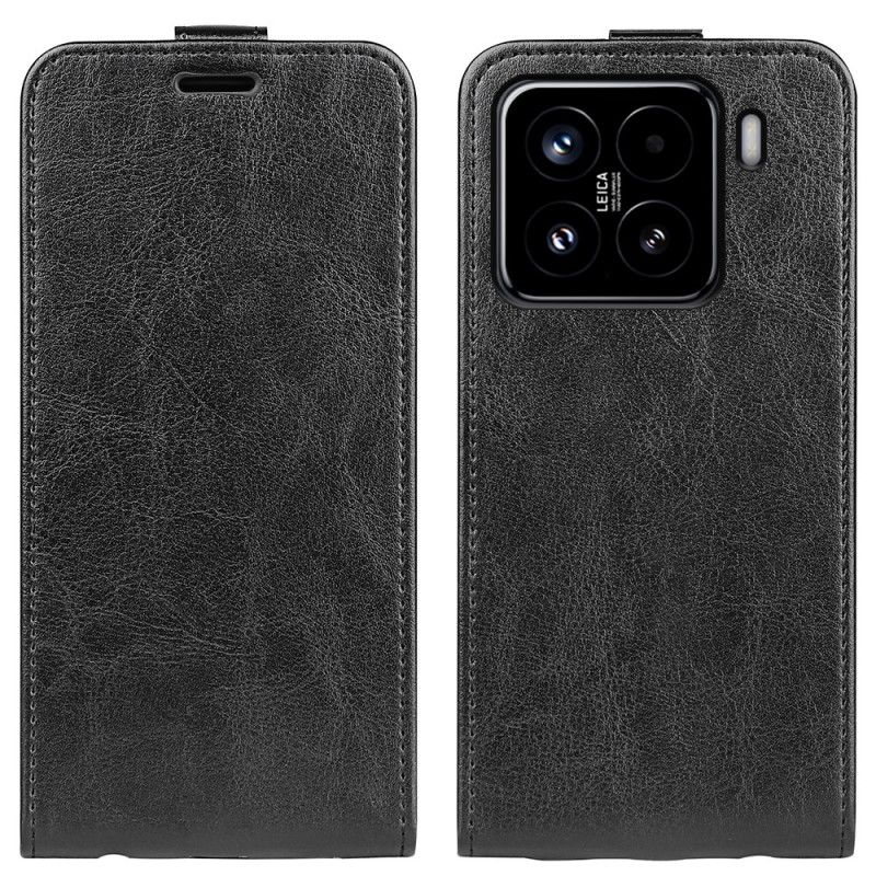 Læder Cover Xiaomi 15 Telefon Etui Lodret Flipcover