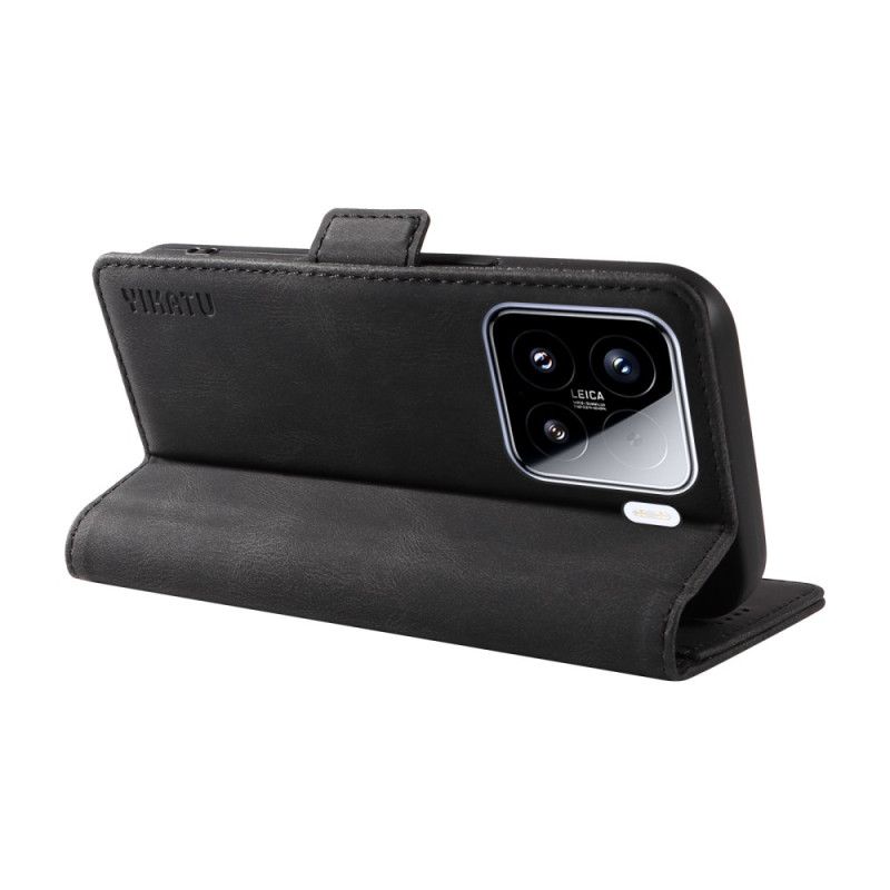 Læder Cover Xiaomi 15 Telefon Etui Ykatu Ruskindseffekt