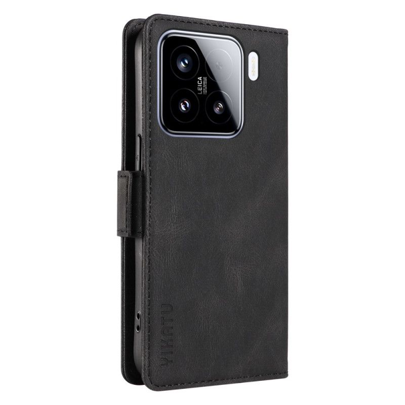 Læder Cover Xiaomi 15 Telefon Etui Ykatu Ruskindseffekt