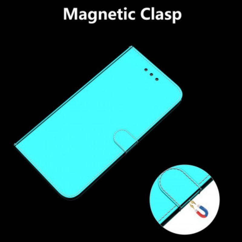 Læder Cover Moto G 5g Telefon Etui Spejlcover I Imiteret Læder