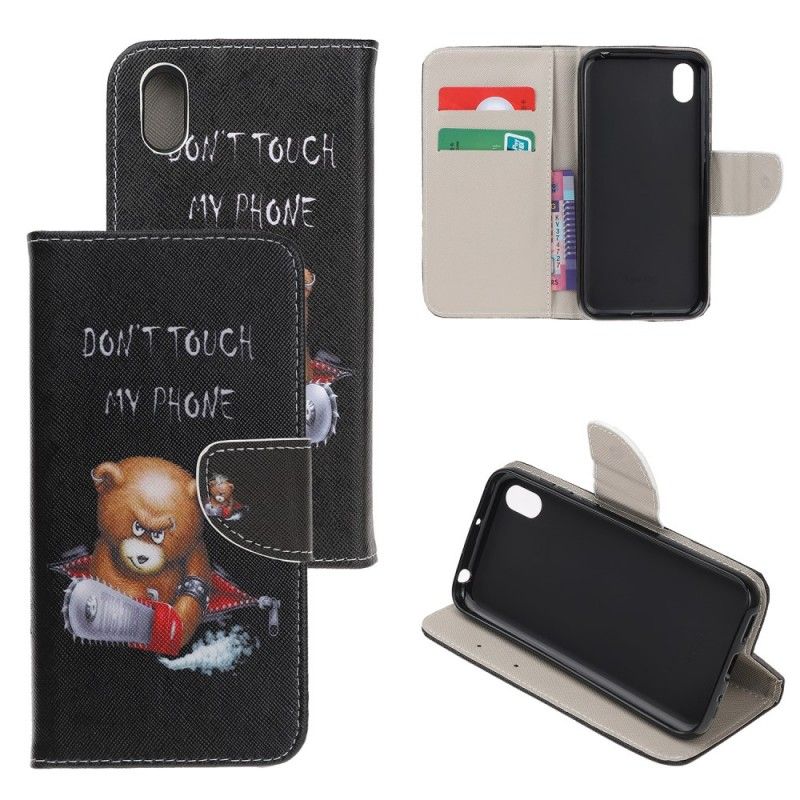 Flip Cover Huawei Y5 2019 Mobilcover Farlig Bjørn