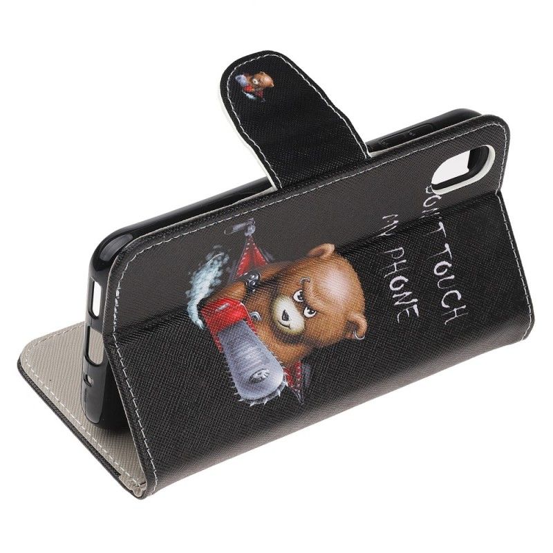 Flip Cover Huawei Y5 2019 Mobilcover Farlig Bjørn