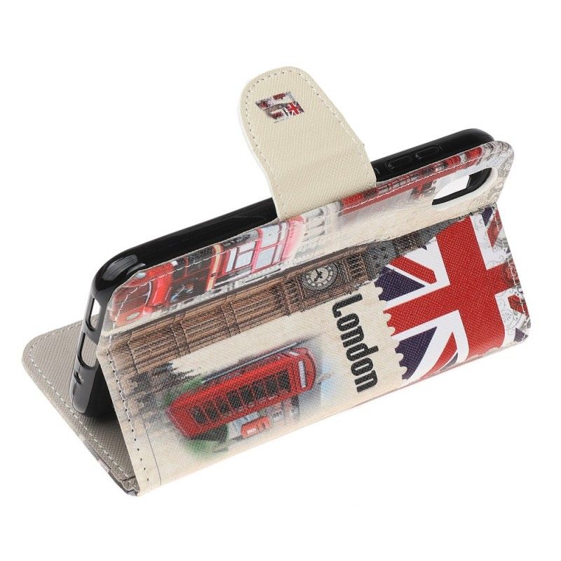 Flip Cover Læder Huawei Y5 2019 London Liv