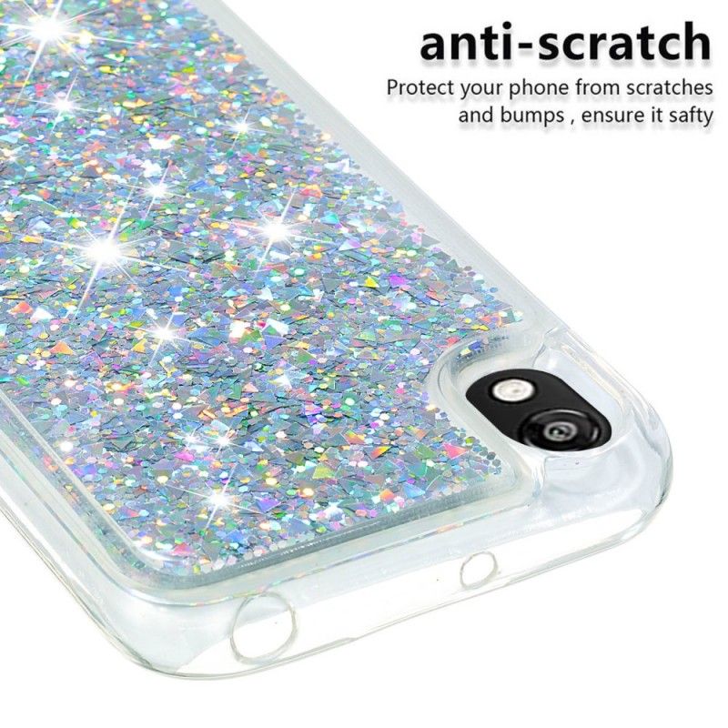 Cover for Honor 8S Lyserød Jeg Er Glitter