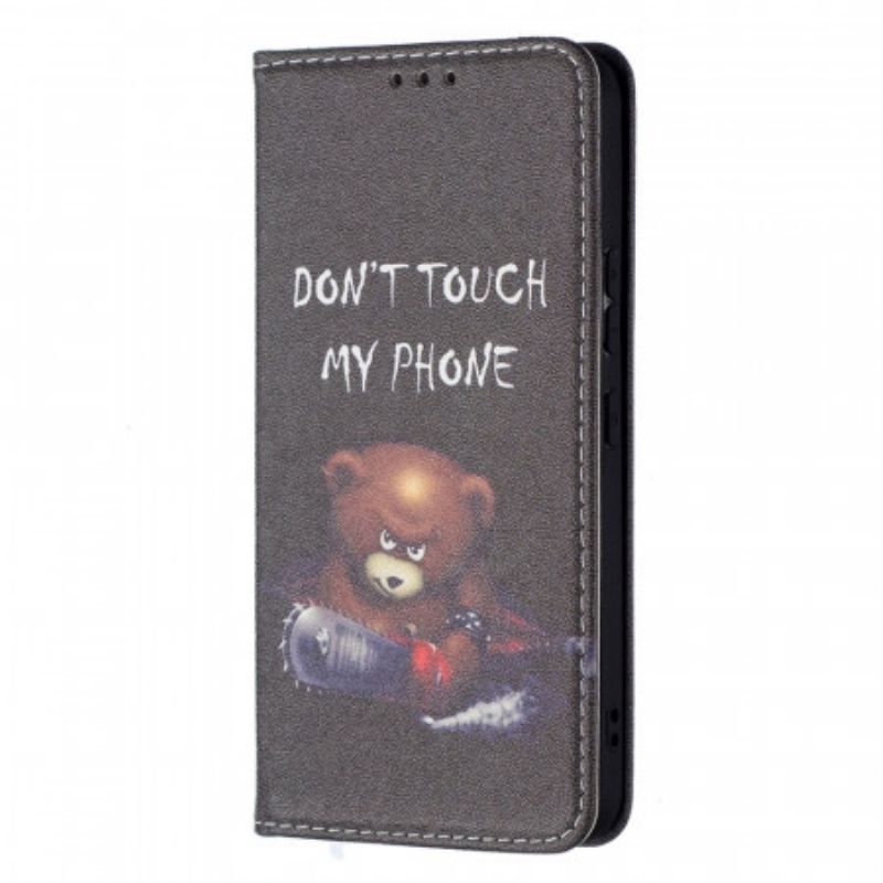 Cover Samsung Galaxy S22 5G Flip Cover Farlig Bjørn