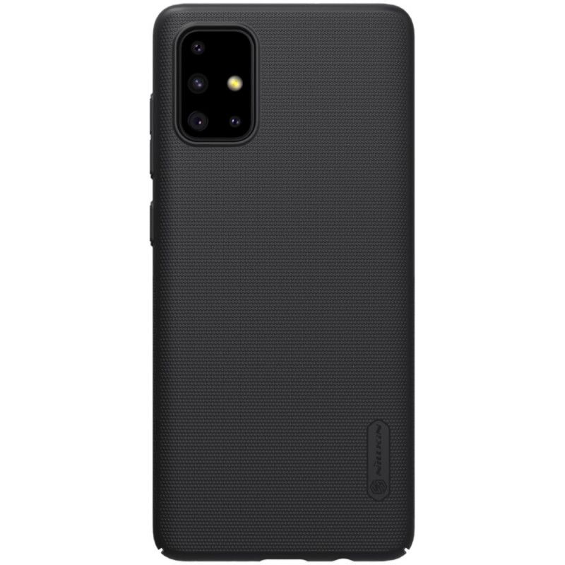 Cover for Samsung Galaxy A71 Sort Stiv Frostet Nillkin