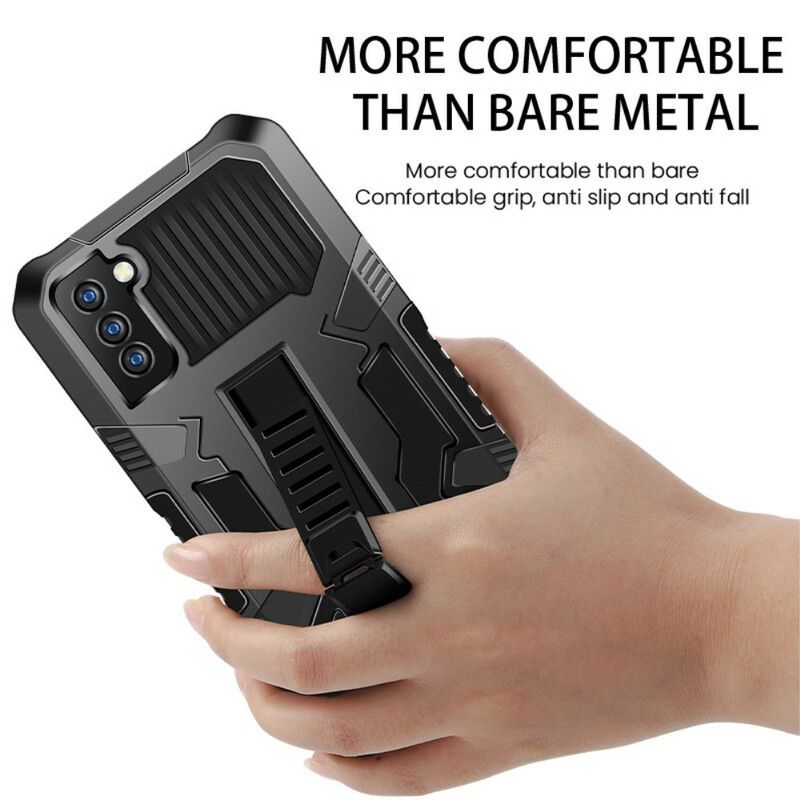 Cover Til Samsung Galaxy S21 Fe Bicolor Aftagelig Støtte