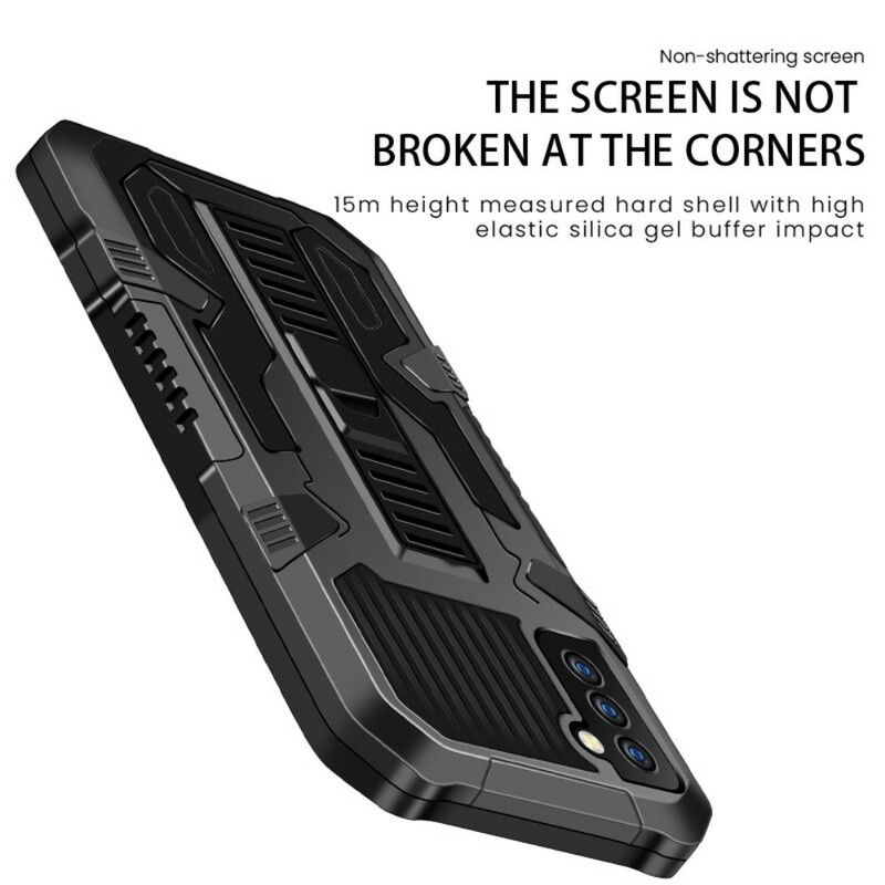 Cover Til Samsung Galaxy S21 Fe Bicolor Aftagelig Støtte