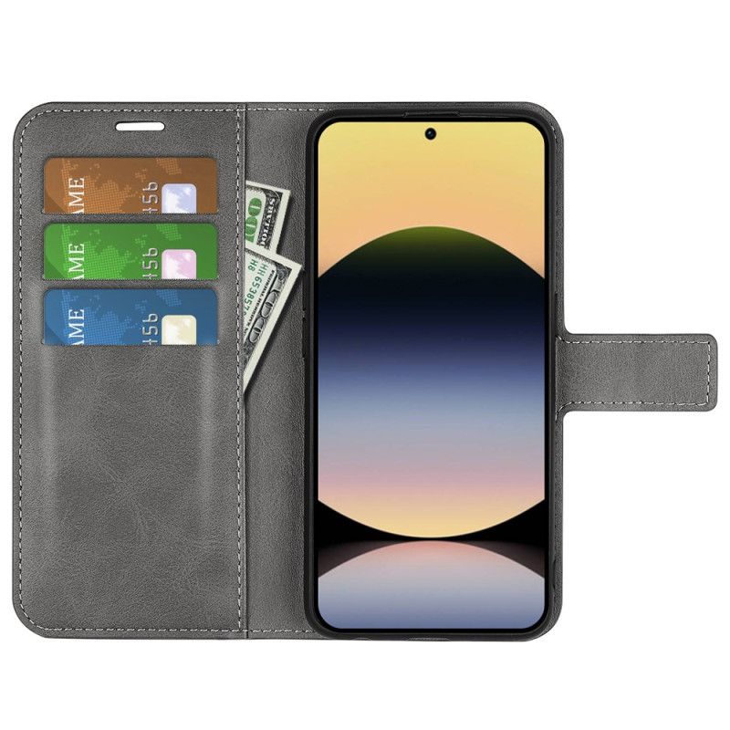 Flip Cover Xiaomi Redmi Note 14s Læderstil