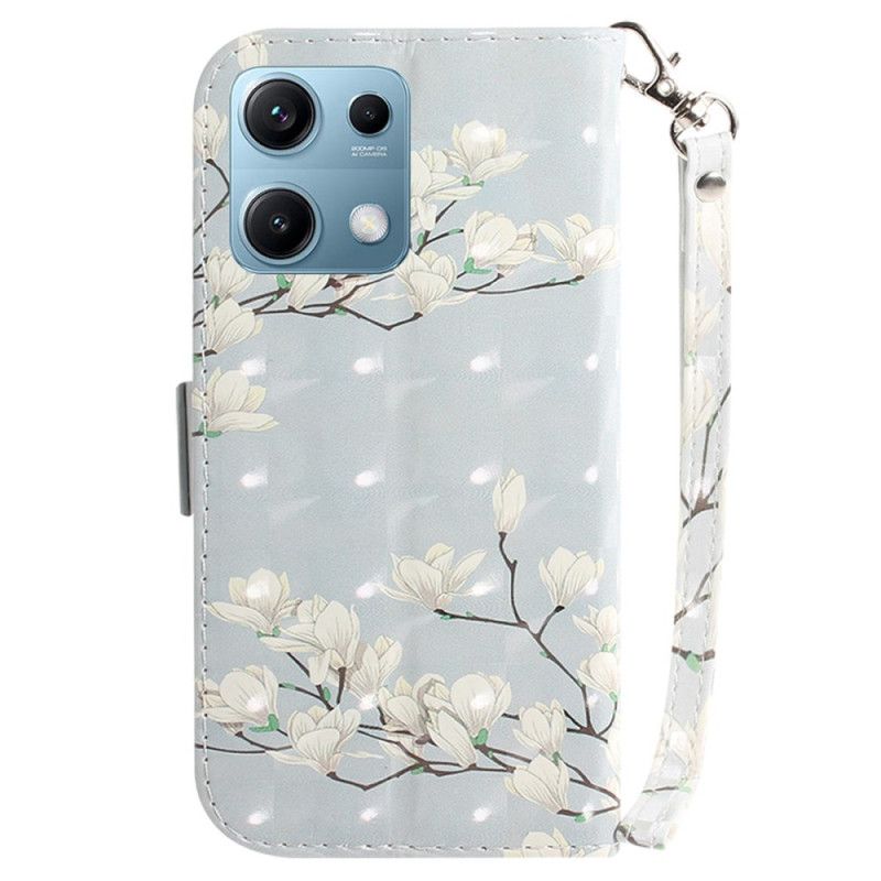 Flip Cover Xiaomi Redmi Note 14s Magnoliaer Med Snor