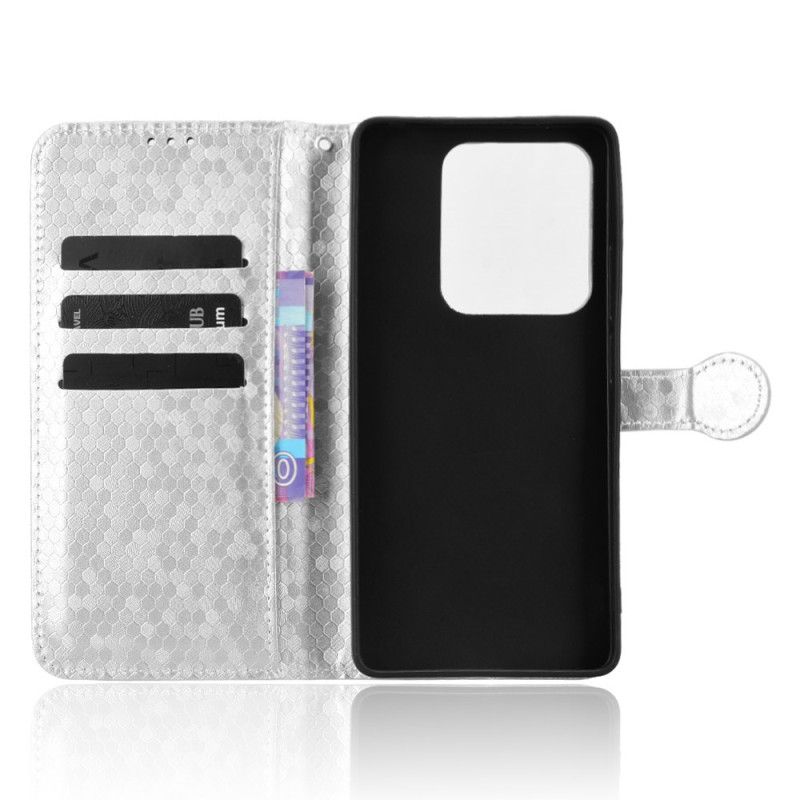 Læder Cover Xiaomi Redmi Note 14s Telefon Etui Glitterprikker