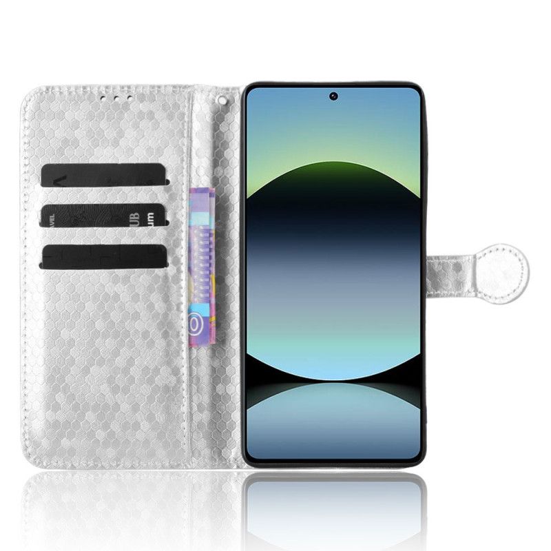 Læder Cover Xiaomi Redmi Note 14s Telefon Etui Glitterprikker