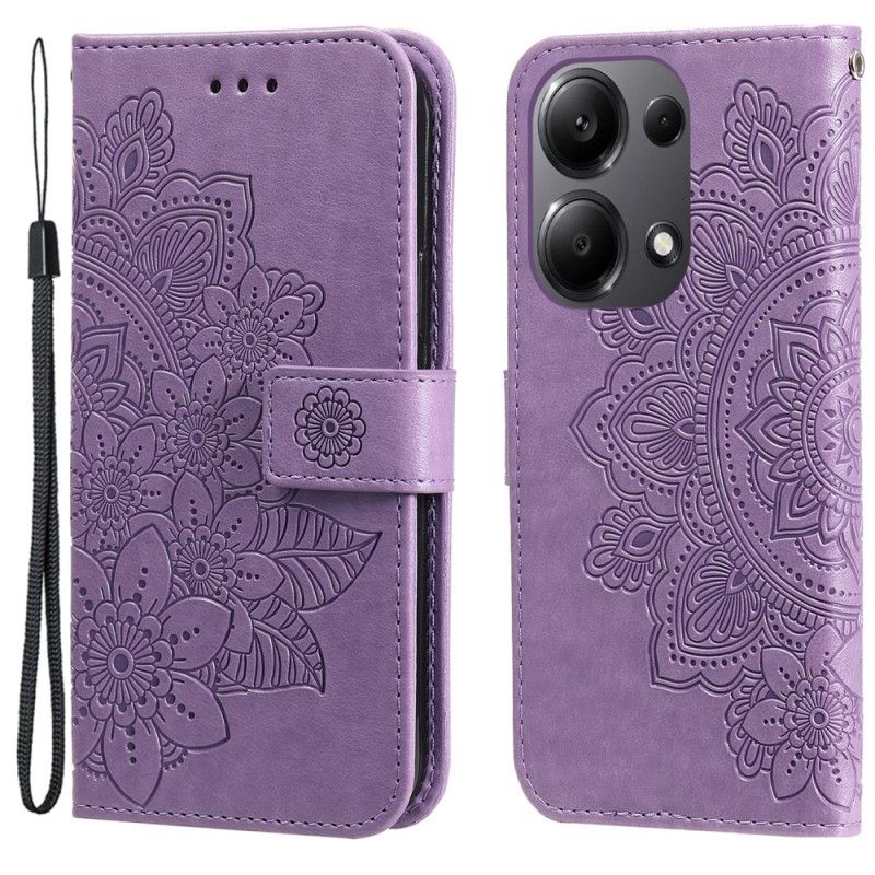 Læder Cover Xiaomi Redmi Note 14s Telefon Etui Mandala-print