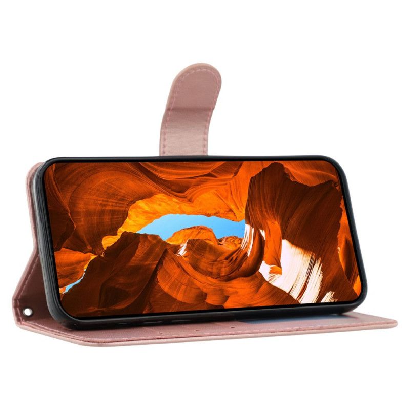 Læder Cover Xiaomi Redmi Note 14s Telefon Etui Monokrom Lædereffekt