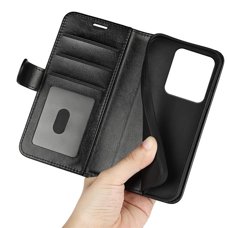 Læder Cover Xiaomi Redmi Note 14s Telefon Etui Vintage