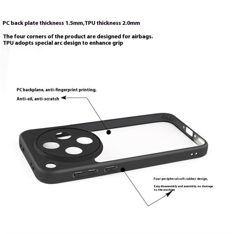 Cover Oppo Find X8 Hybrid Klar