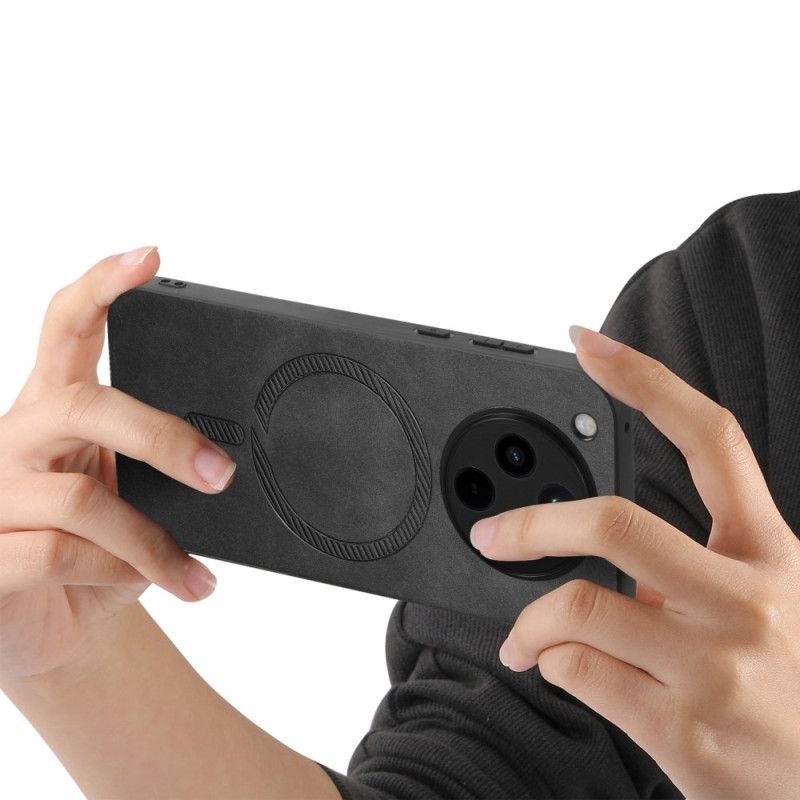 Cover Oppo Find X8 Magsafe Kompatibel Lædereffekt