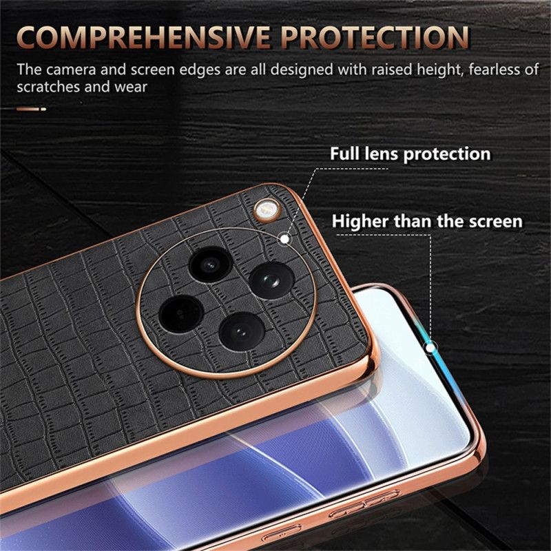 Cover Oppo Find X8 Telefon Etui Azns Krokodillestil