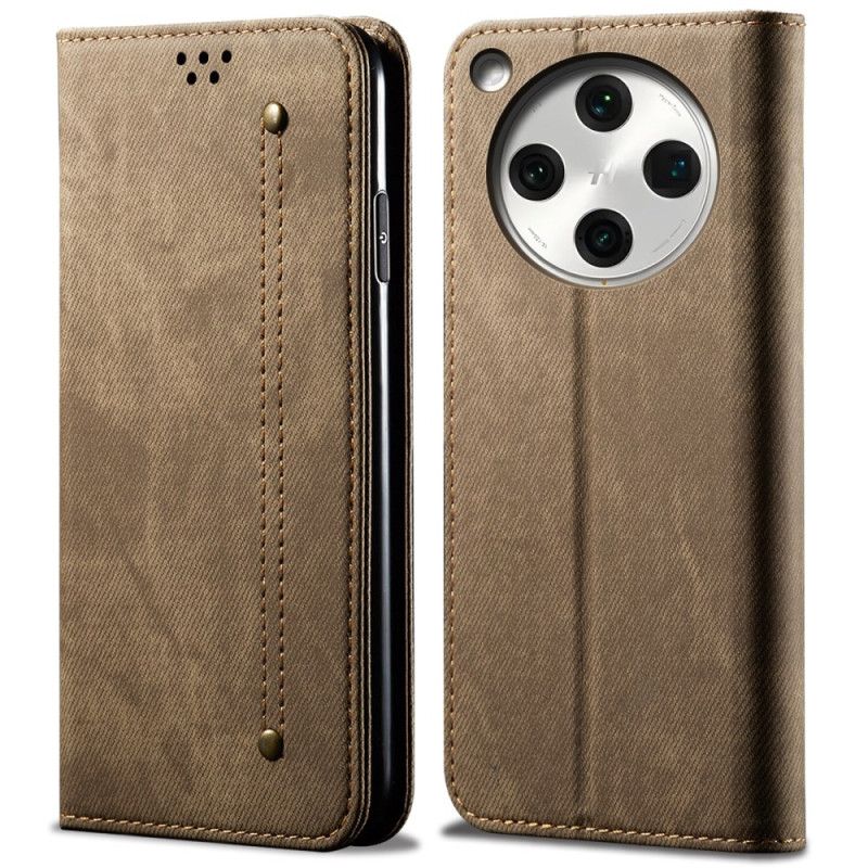 Flip Cover Oppo Find X8 Denimstof