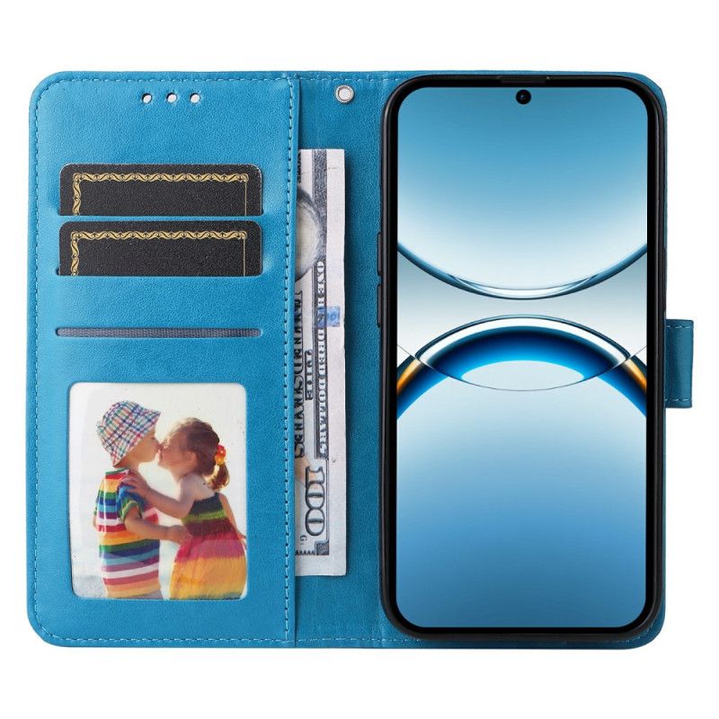 Flip Cover Oppo Find X8 Solsikkemønster